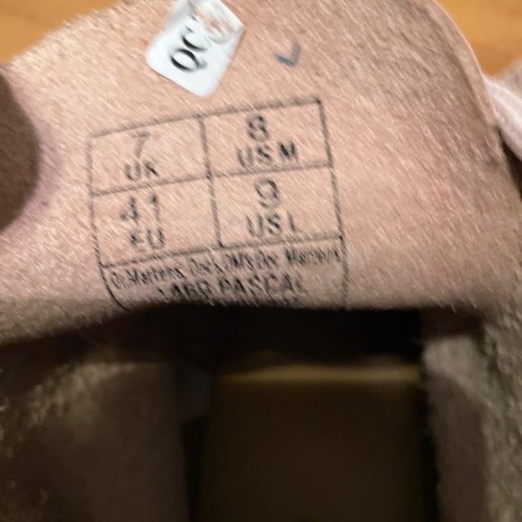 Dr Martens 1460 nubek leather pink boots - Picture 8 of 15